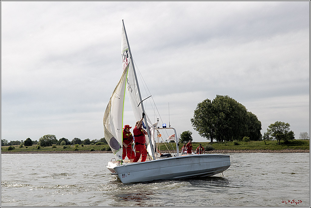 100 Jahre Rheinwoche 2022 - 2. Wettfahrt  Hitdorf - Duesseldorf, 03.06.2022,